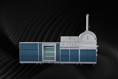 Stainless steel outdoor cabinet